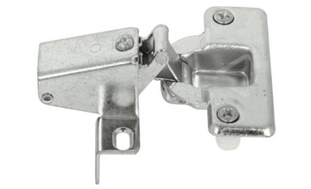 Klepscharnier zonder plug/met veer 16mm