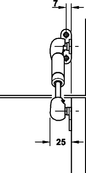 Gasdrukveer 100N/300mm