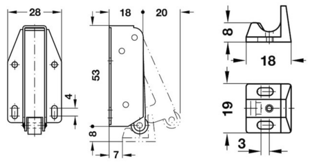 Druksnapper Quick Latch